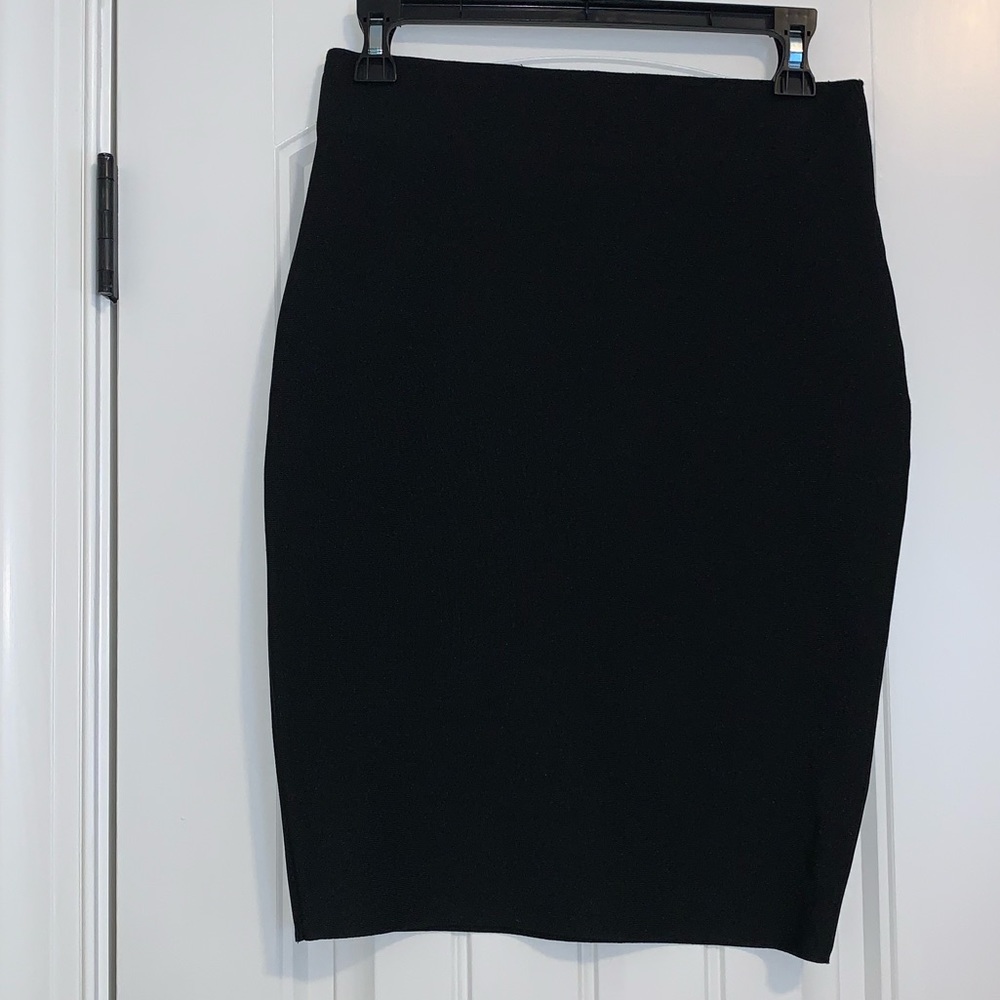 Shinestar Large - Black pencil skirt